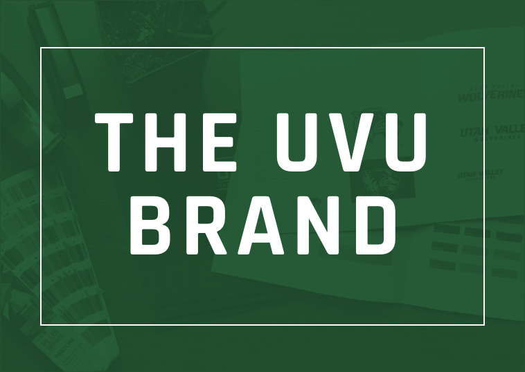 Brand image The UVU Brand